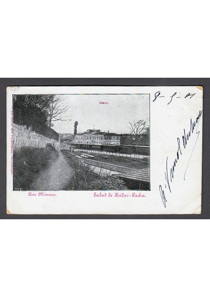 Haydarpaşa 1901 Istanbul Constantinople Osmanlı Dönemi Kartı 1900`LER