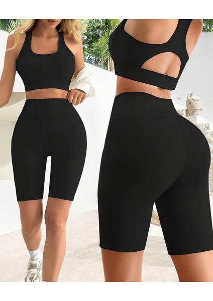 Kadın Tayt %95 Pamuk %5 Likrali Iç Göstermez Yoga - Gym modelleri