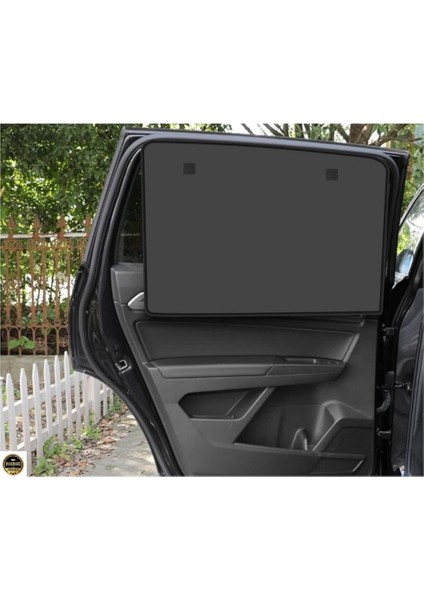 Mini Electric Cooper Se (F56) 2021-2022-2023-2024-2025 Güneşlik Perde Ön/arka Cam Için Uygun. Ikili Paket. Cırtlı,katlanabilir,tam Gölge