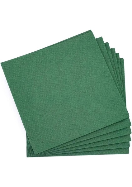 Kare Yeşil Peçete 33X33 cm - 100 Adet modelleri