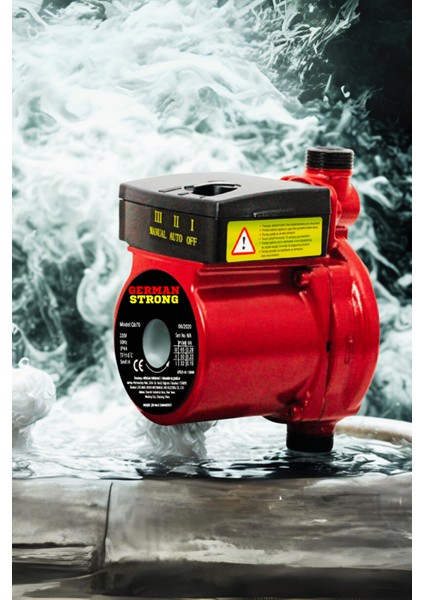 Profesyonel Alman Tasarımı Bakır Sargılı 1 Inç Sıcak Su Basınç Pompası Motoru