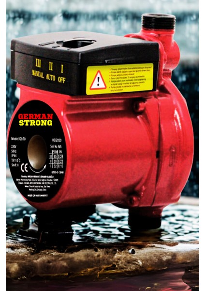 Profesyonel Alman Tasarımı Bakır Sargılı 1 Inç Sıcak Su Basınç Pompası Motoru modelleri