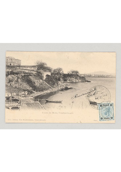 Moda Mühürdar 1906 Istanbul Constantinople Osmanlı Dönemi Kartı 1900`LER