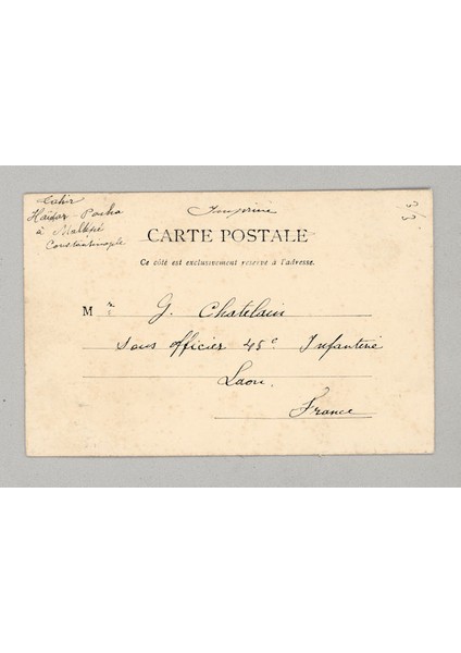 Moda Mühürdar 1906 Istanbul Constantinople Osmanlı Dönemi Kartı 1900`LER fiyatları