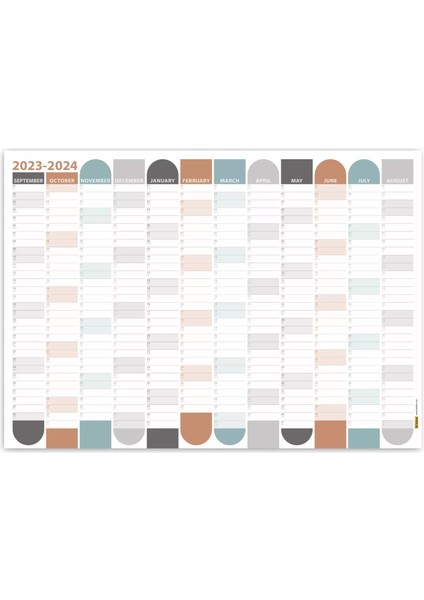 Eylül Başlangıç 2025-2026 Akademik Takvim, Boho Akademik Planlayıcı, Akademik Duvar Takvimi indirimleri