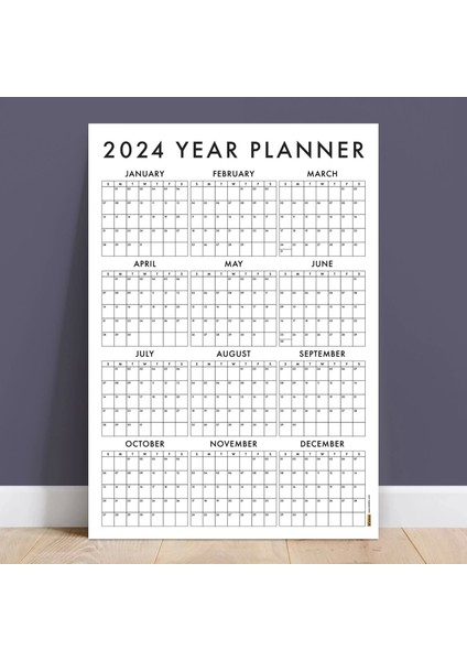 Amerikan Standardı 2026 Takvim, 2026 Yıllık Planlayıcı Duvar Takvimi, Sunday Start fırsatları