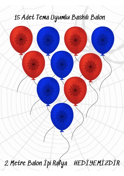 Baskılı Tema Uyumlu Doğum Günü Parti Balonu