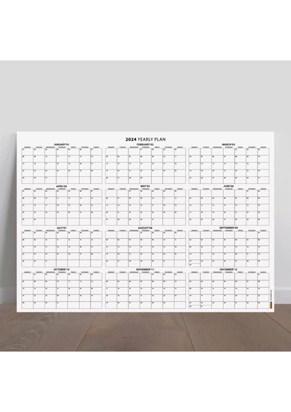 2026 Yıllık Planlayıcı Duvar Takvimi, 2026 Planlayıcı Takvim, 2026 Year Planner modelleri