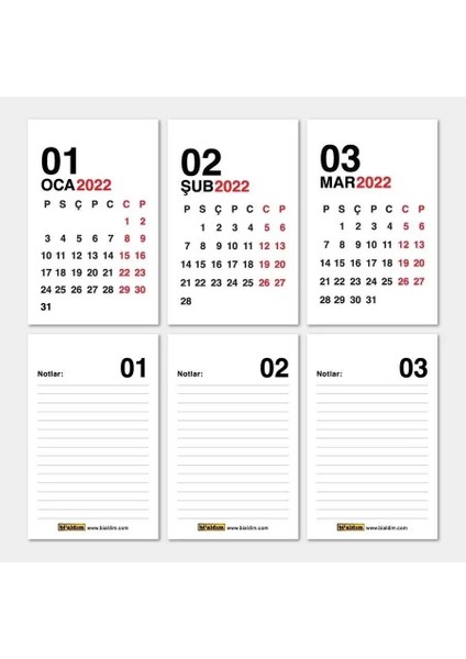 Haftalık Planlayıcı 2026 Masa Takvimi Kırmızı fiyatları