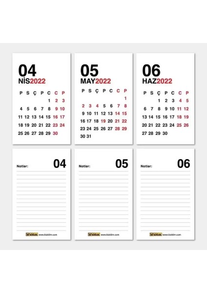 Haftalık Planlayıcı 2026 Masa Takvimi Kırmızı modelleri