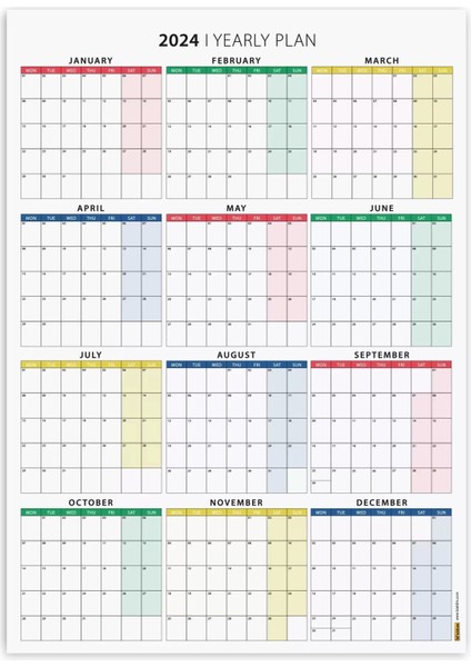 2026 Yıllık Planlayıcı Duvar Takvimi, 2026 Planlayıcı Takvim, Yıllık Plan, Aylık Planlayıcı indirimleri