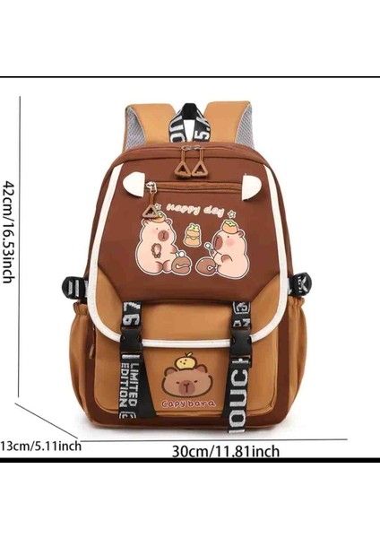 Capybara Büyük Kapasiteli Okul Çantası modelleri