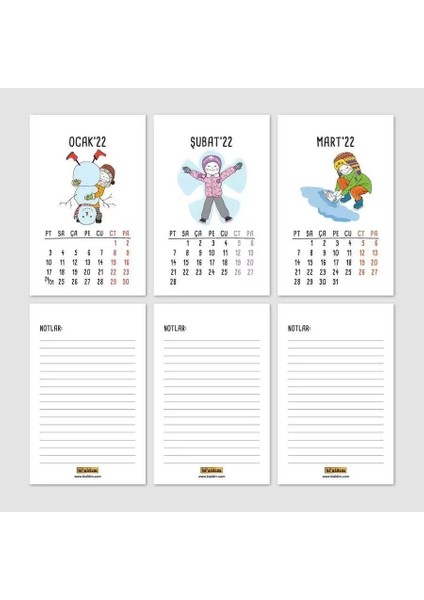 Mevsimsel 2026 Masa Takvimi Sevimli Kız Haftalık Planlayıcı Takvim Siyah fiyatları