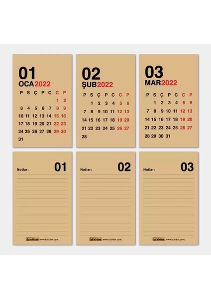 Haftalık Planlayıcı 2026 Masa Takvimi Siyah Kraft fiyatları