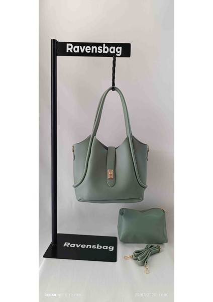 Yavrulu Orta Boy El ve Omuz Kadın Çanta