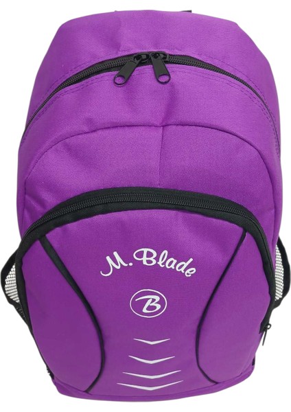Geniş Hacimli Mor Su Geçrmez Kumaş Sırt Destekli Günlük, ve Ilkokul Ortaokul Lise Okul Sırt Çantası