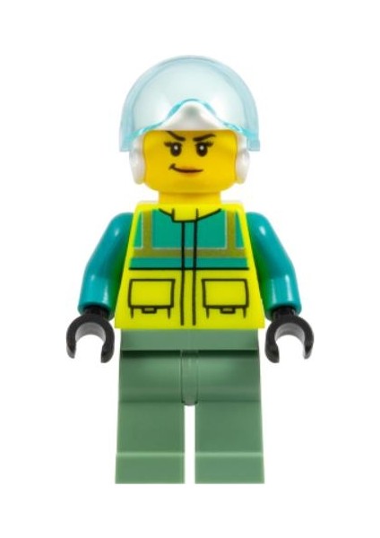 Minifigür - Rescue Helicopter Pilot - Female CTY1335
