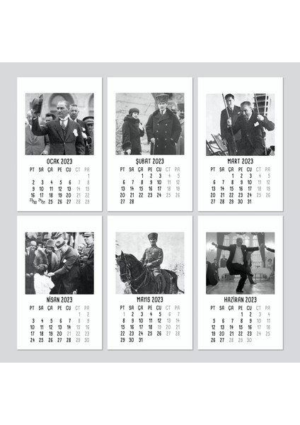 2026 Atatürk Takvimi Haftalık Planlayıcı Masa Takvimi Kahverengi fiyatları