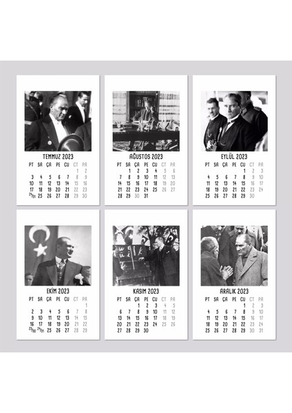 2026 Atatürk Takvimi Haftalık Planlayıcı Masa Takvimi Kahverengi modelleri