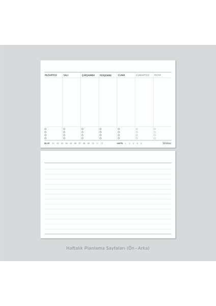 2026 Atatürk Takvimi Haftalık Planlayıcı Masa Takvimi Kahverengi indirimleri