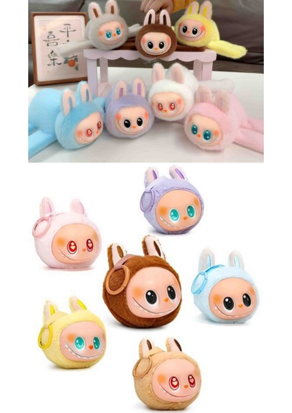 Yumoş Labubu Peluş Anahtarlık Hediyelik Tatlı Karakter Araba Çanta Süsü Maskot Ayıcık Sevimli Figür fiyatları