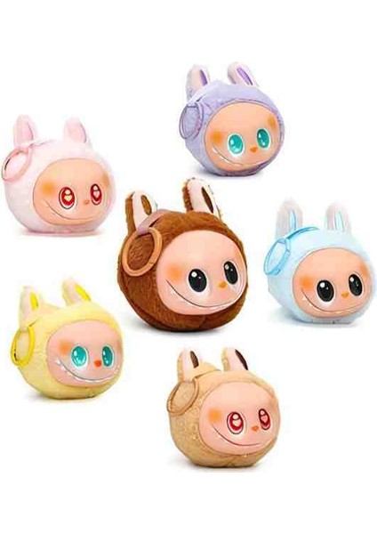 Yumoş Labubu Peluş Anahtarlık Hediyelik Tatlı Karakter Araba Çanta Süsü Maskot Ayıcık Sevimli Figür modelleri