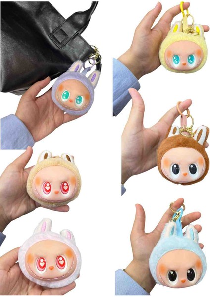 Yumoş Labubu Peluş Anahtarlık Hediyelik Tatlı Karakter Araba Çanta Süsü Maskot Ayıcık Sevimli Figür fırsatları