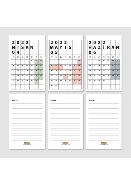 2026 Masa Takvimi Kırmızı modelleri