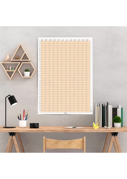 2026 Yıllık Takvim Planlayıcı, Planlayıcı Duvar Takvimi, Pastel Somon Turuncu Renk modelleri