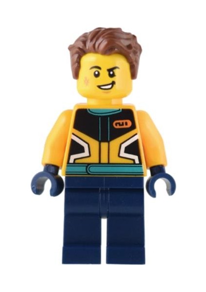 Minifigür - Custom Car Garage Driver Male CTY1536