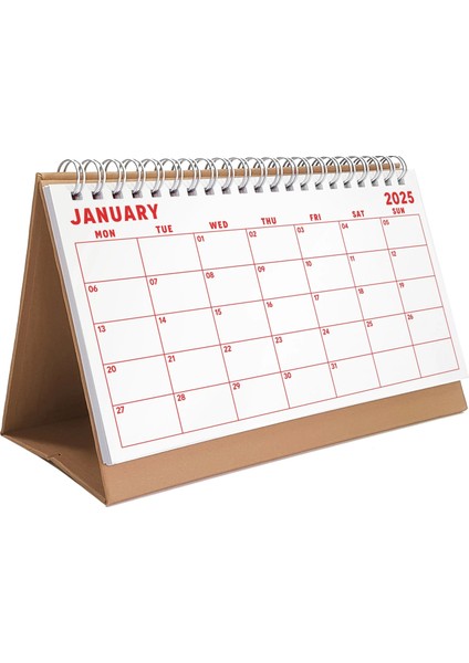 Gökkuşağı Renkler 2026 Aylık Planlayıcı Masa Takvimi, 2026 Masa Takvimi, Renkli Notluk Takvim, Rainbow 2026 Monthly Planner Desk Calendar