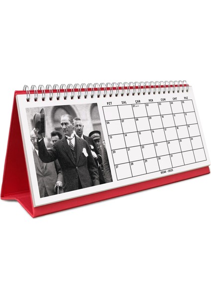 Çift Taraflı 2026 Atatürk Fotoğraflı Takvim, Aylık Planlayıcı Takvim, Büyük Ebat Masa Takvimi modelleri