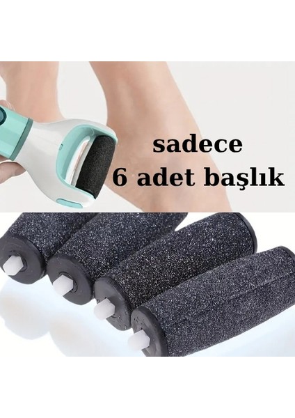 Ayak Törpüsü Şarjlı Cihaz Uyumlu 6'lı Yedek Silindir Başlık Seti Yedek Parça Seti fırsatları