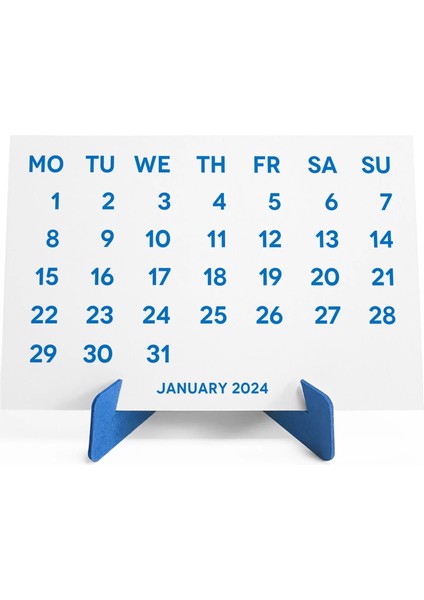 2026 Takvimi, 2026 Masa Takvimi Mavi Renk, 2026 Calendar, 2026 Desk Calendar Blue Color fiyatları