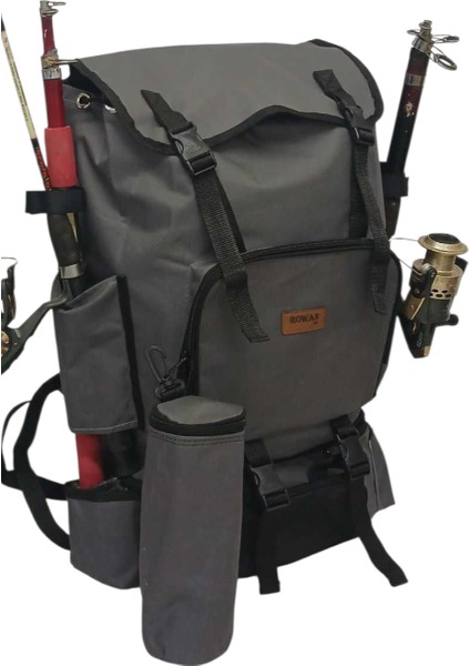Termal Alt Bölmeli+Termal Matara Çantali Gri Kamp ve Balikçi Sirt Çantasi 62*41*22 cm fiyatları