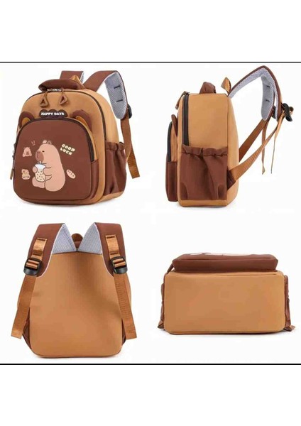 Capybara Desenli Anaokulu Cocuk Çantası modelleri