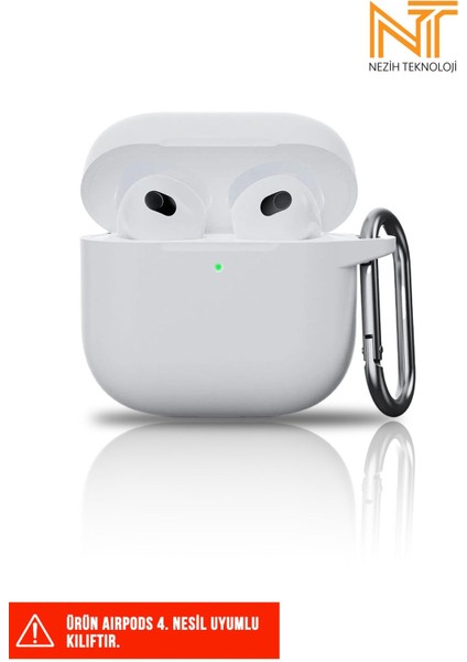 Apple Airpods 4. Nesil Uyumlu Liquid Silikon Tıpalı Kılıf