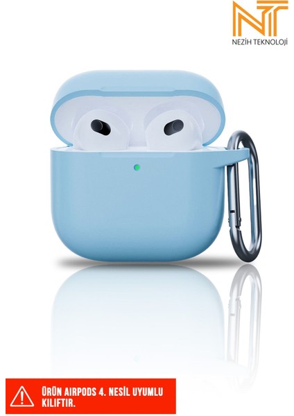 Apple Airpods 4. Nesil Uyumlu Liquid Silikon Tıpalı Kılıf