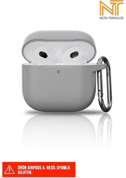 Apple Airpods 4. Nesil Uyumlu Liquid Silikon Tıpalı Kılıf