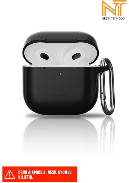 Apple Airpods 4. Nesil Uyumlu Liquid Silikon Tıpalı Kılıf