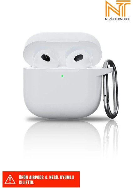 Apple Airpods 4. Nesil Uyumlu Liquid Silikon Tıpalı Kılıf