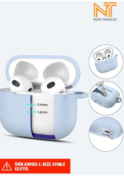 Apple Airpods 4. Nesil Uyumlu Liquid Silikon Tıpalı Kılıf fiyatları