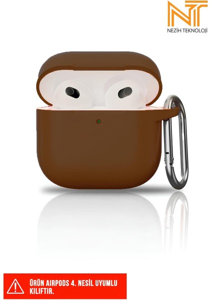 Apple Airpods 4. Nesil Uyumlu Liquid Silikon Tıpalı Kılıf