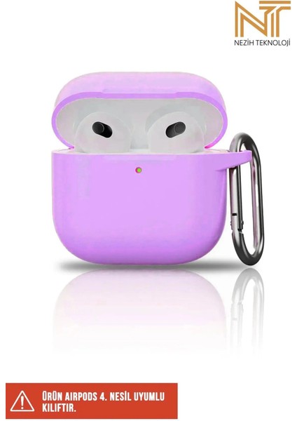 Apple Airpods 4. Nesil Uyumlu Liquid Silikon Tıpalı Kılıf