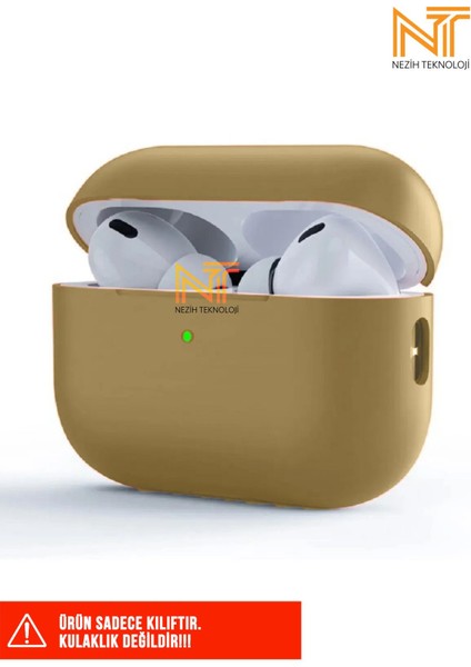 Apple Airpods Pro 2. Nesil Uyumlu Tam Protective Anti-Knock Tek Parça Silikon Kılıf