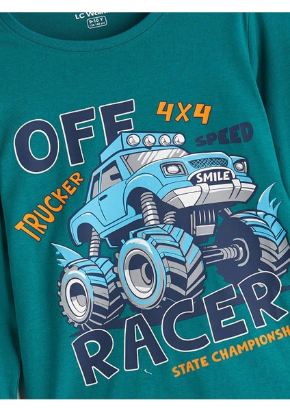 Bisiklet Yaka Erkek Çocuk Pijama Takımı (W5) modelleri