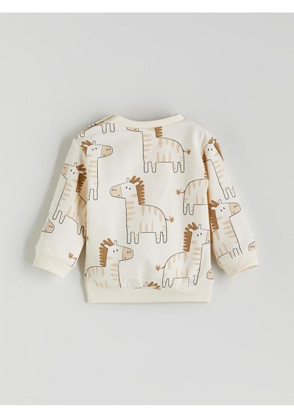 Baskılı Erkek Bebek Sweatshirt ve Eşofman Alt 2'li (W5) fırsatları