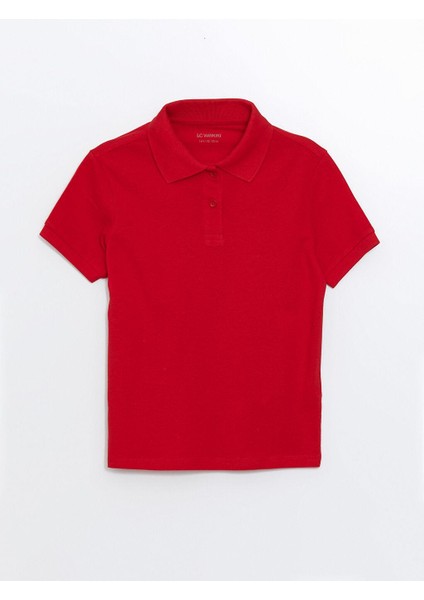 Polo Yaka Kız Çocuk Tişört (W5)
