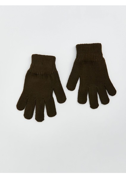 Basic Erkek Çocuk Triko Eldiven (W5)