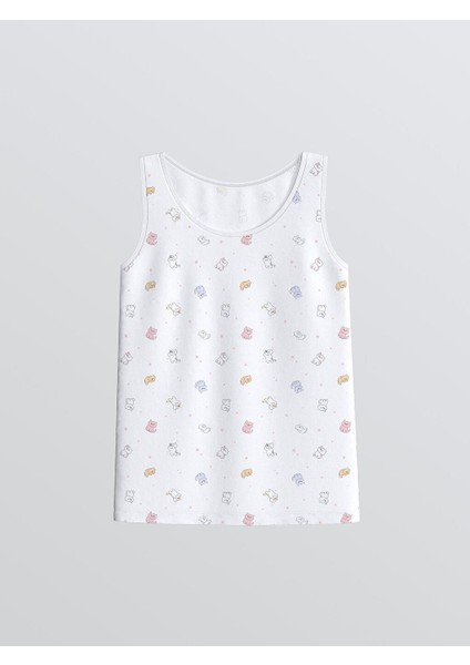 Bisiklet Yaka Kız Çocuk Atlet 2'li (W5) fiyatları